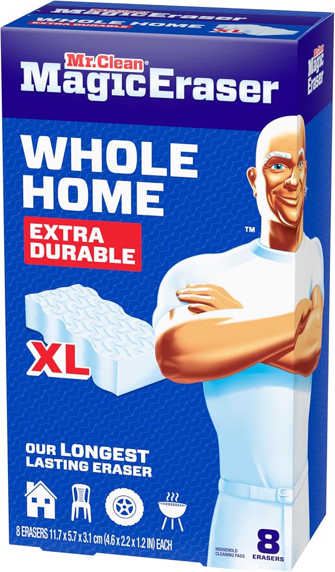 Mr. Clean Magic Eraser Sponge, All Purpose Cleaner, Long Lasting Cleaning - Image 11