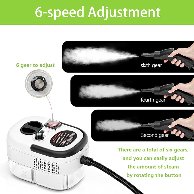 Steam Cleaner Handheld, Portable Steamer Cleaner, 2500W Steamer - Image 4