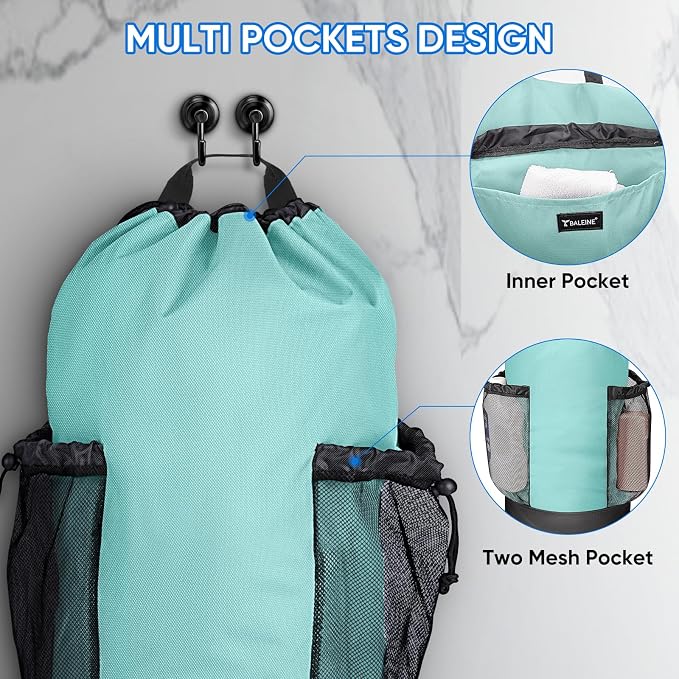 BALEINE 120L Laundry Bag Backpack, 900D Oxford Fabric Large Travel Laundry Bags - Image 3