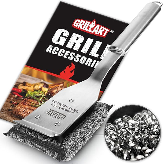 GRILLART Grill Brush Bristle Free, Safe Grill Brush by GRILLART
