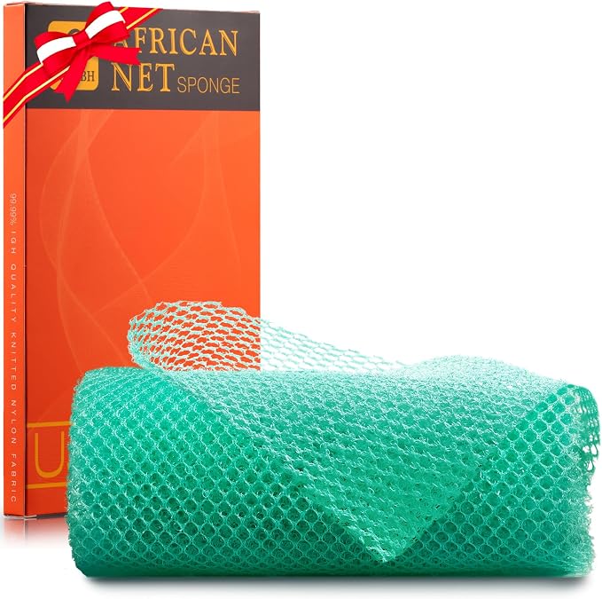 UJFQBH African Bath Sponge African Net Long Net Bath Sponge Exfoliating Shower by BuyNow