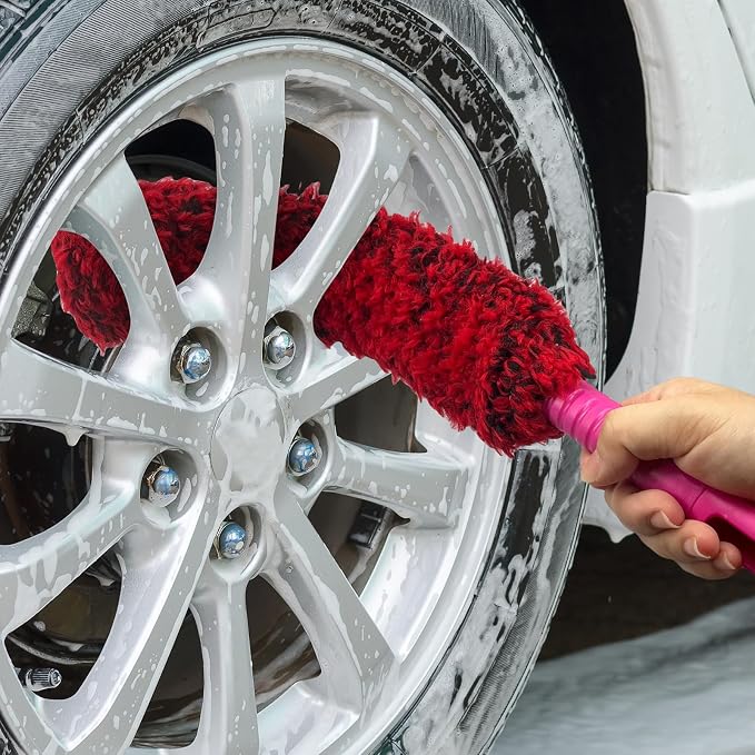 4 Pack Car Wheel Brush Kit - Image 6