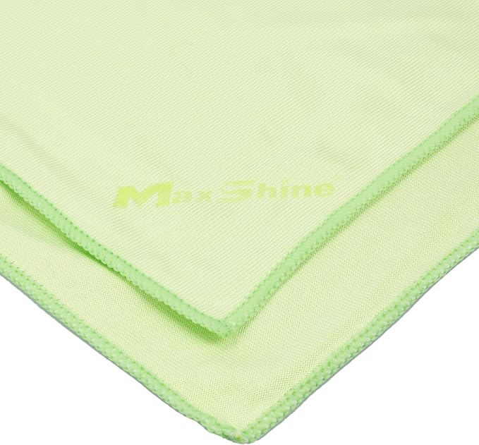 Maxshine 16” x 16” Universal Glass Cleaning Microfiber Towels, High-Clarity - Image 5
