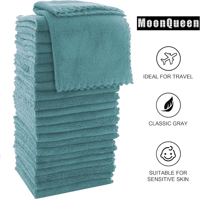 MOONQUEEN Ultra Soft Premium Washcloths Set - Image 6