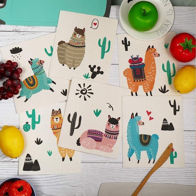 6 Pcs Swedish Kitchen Dish Towels - Image 4