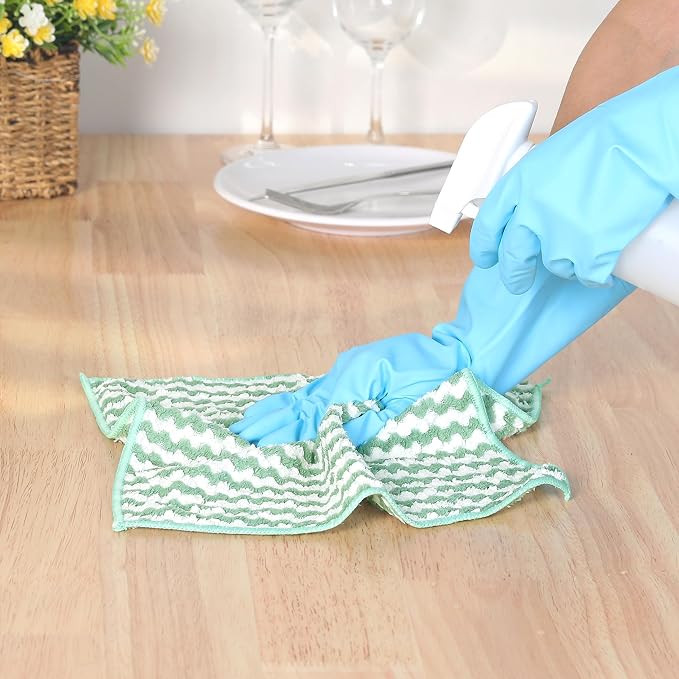 uxcell Microfiber Cleaning Cloth, 12 Pack Kitchen Towels - Image 5