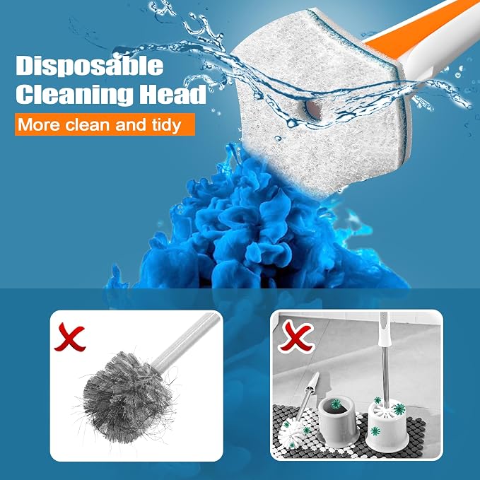 JEHONN Disposable Toilet Bowl Cleaner Wand - Image 2