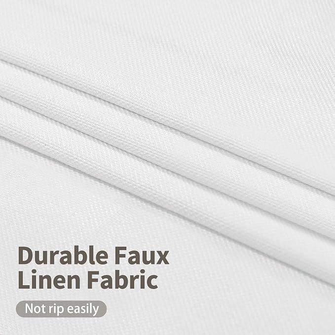 YoungsTex Linen 100% Blackout Curtains 54 Inch Length - Image 5