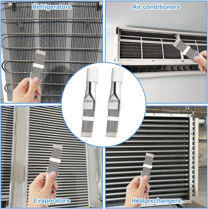 2PCS Air Conditioner Fin Straightener, Air Radiator Comb Tool, Coil Cleaner - Image 7