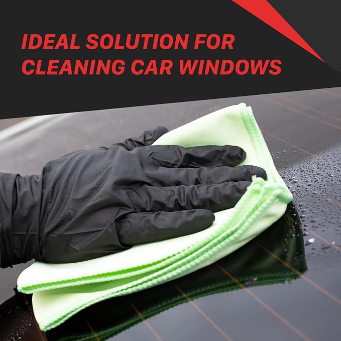Maxshine 16” x 16” Universal Glass Cleaning Microfiber Towels, High-Clarity - Image 8