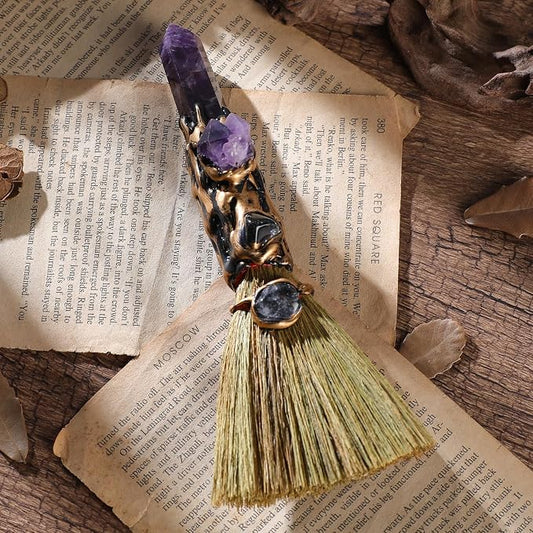 Crystal Witch Altar Broom - Image 2