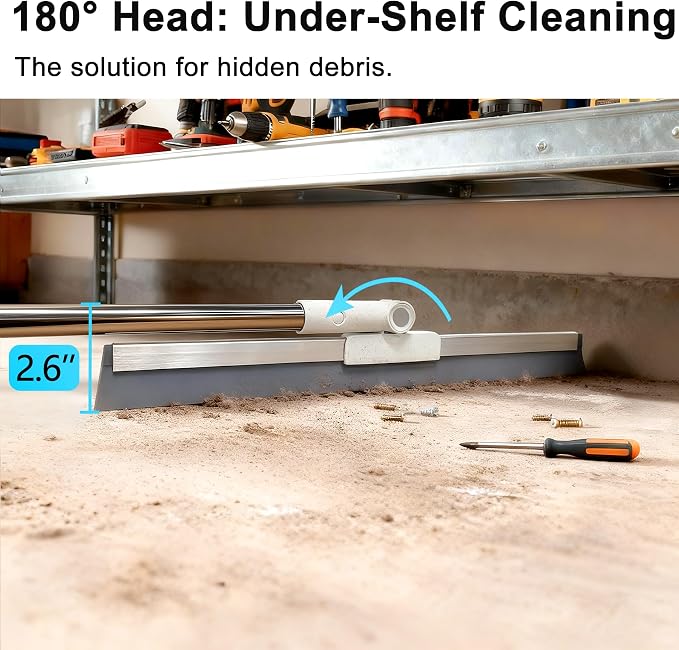 19.7'' Large Floor Squeegee for Concrete Floor - Image 6
