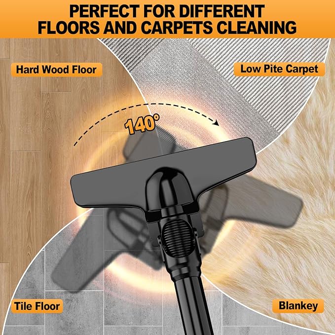 Cordless Vacuum for Dewalt 20V Battery, Portable Handheld Vacuum Cleaner - Image 4