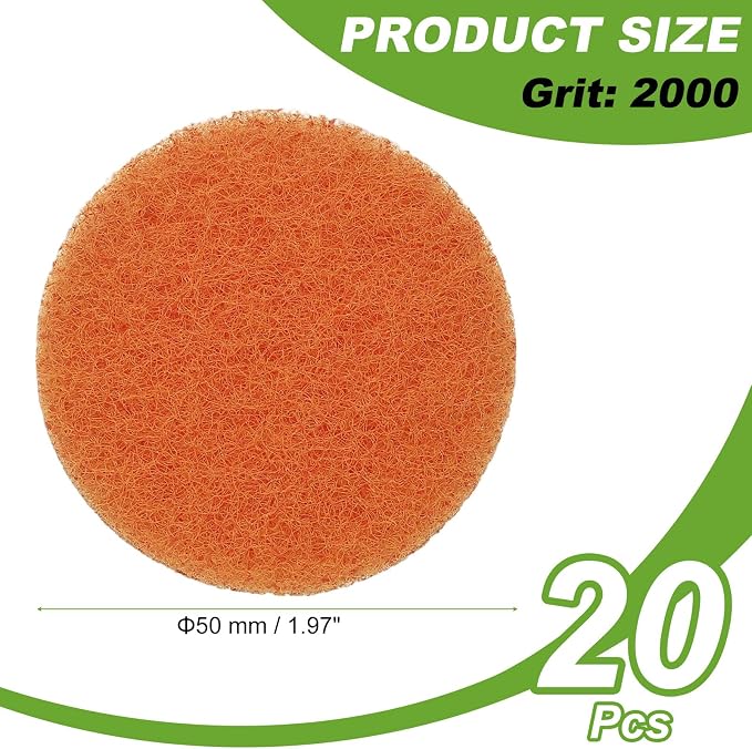 Power Scrub Pads, Scrubbing Pads 2000 Grits Scouring Discs - Image 2