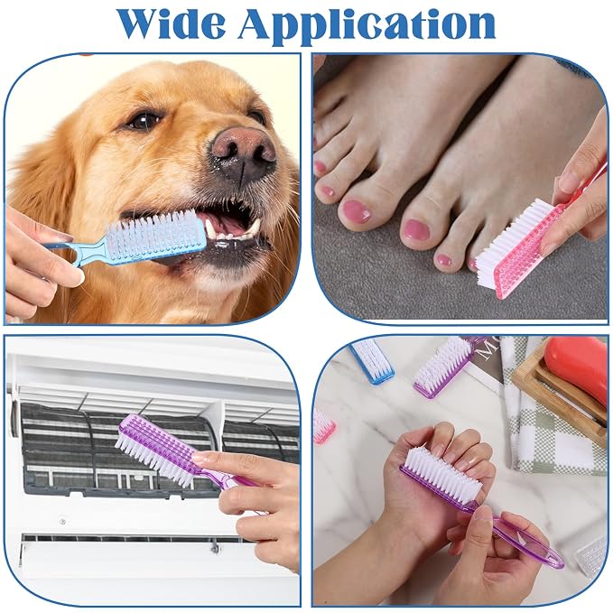 100 Pcs Handle Grip Nail Brush Bulk Nail Brushes - Image 6