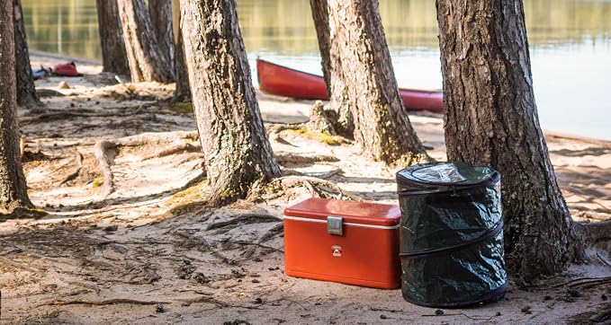 Coghlan's Mini Pop-Up Lightweight Trash Can – Collapsible Waste Bin - Image 5