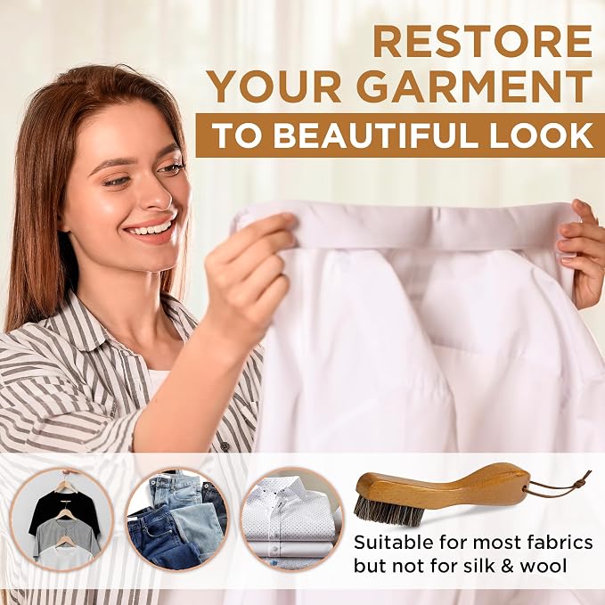 TAKAVU Laundry Stain Brush Set of 2 – Clothes Cleaning Brushes - Image 5