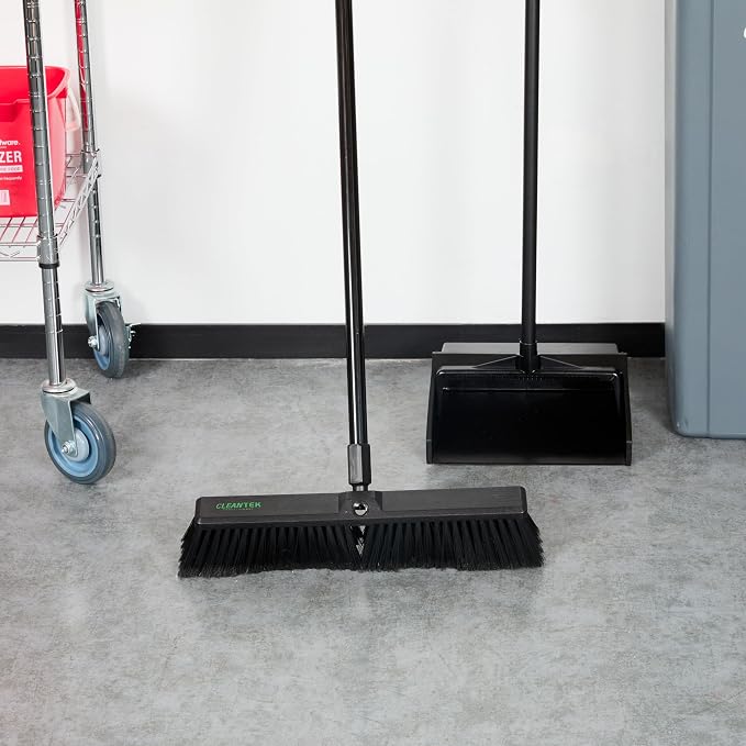 Restaurantware-BROOM HEAD ONLY: Clean Tek Professional 17.13-Inch Push Broom - Image 6