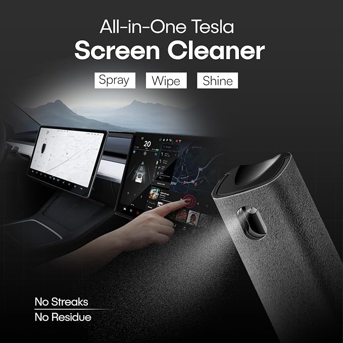 Tesla Screen Cleaner, 2-in-1 Screen Cleaning Spray - Image 3