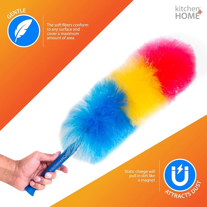 Kitchen + Home 23” inch Rainbow Static Duster - Image 3