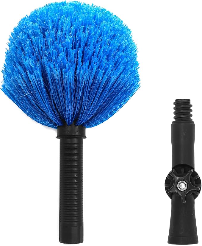 Twist-On Cobweb Duster Head, Soft Bristles Spider Web Duster Brush by EaseYourDay