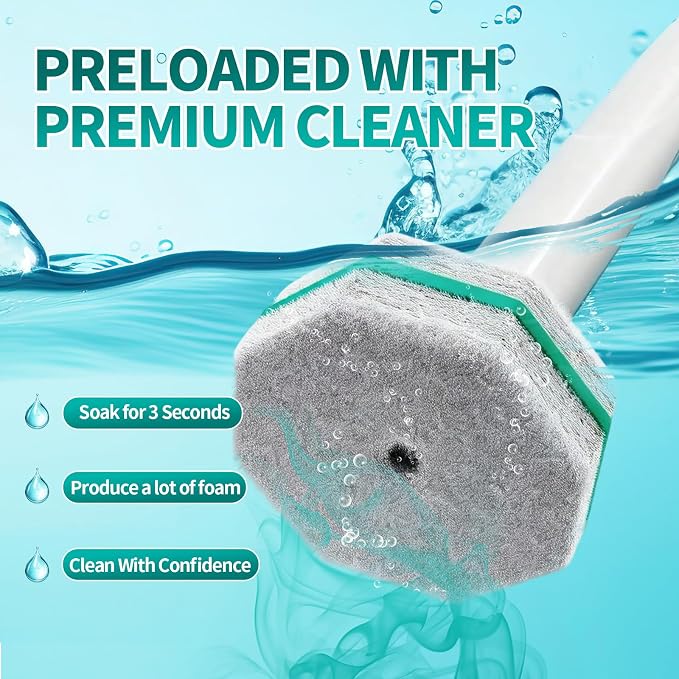 Disposable Toilet Brush, Toilet Bowl Cleaning System - Image 4