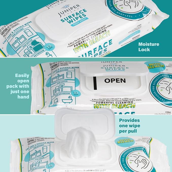 6 Pack Surface Cleaning Wipes - Image 4