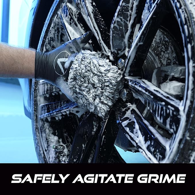 VIKING Wheel Cleaner Mitts for Car, Microfiber Wheel Cleaner for Car Detailing - Image 3