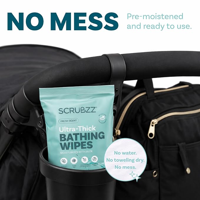 Extra Large Bath Wipes for Adults No Rinse - Image 5