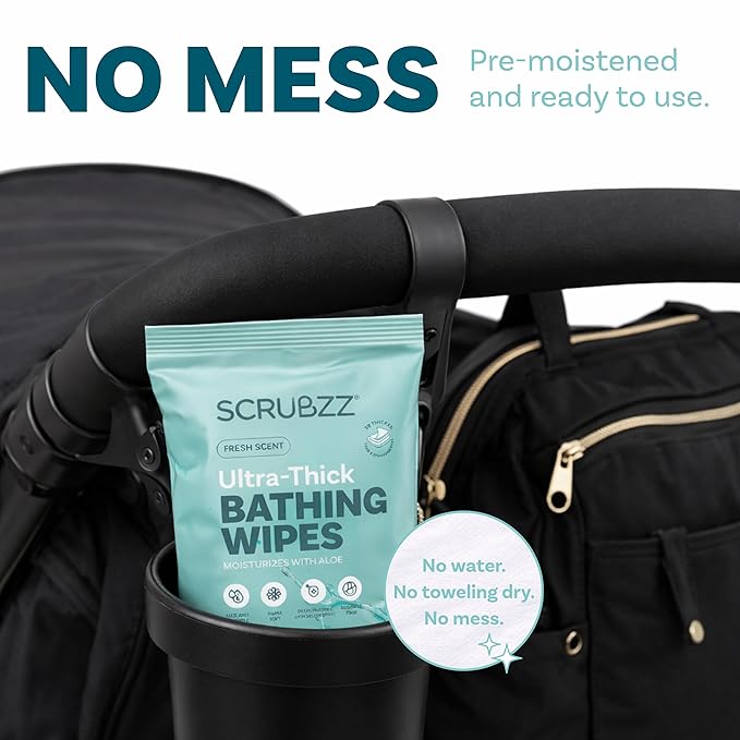 Extra Large Bath Wipes for Adults No Rinse - Image 5