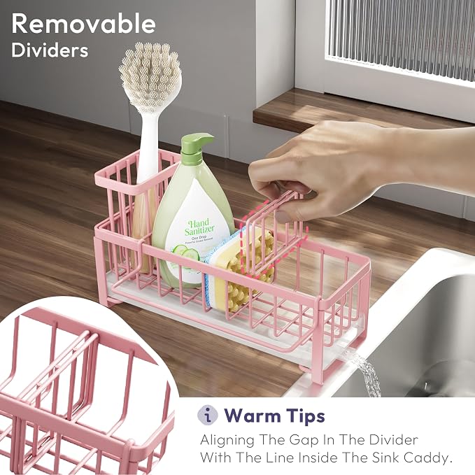 SWTYMIKI Sponge Holder for Kitchen Sink - Image 4