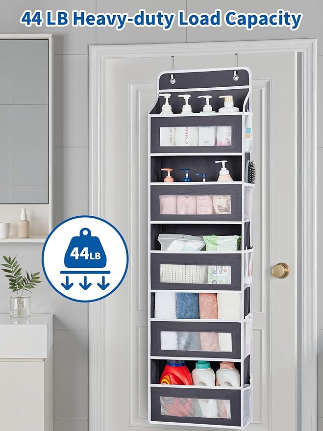 JARLINK Over The Door Organizer, 5 Shelf Door Hanging Organizer - Image 8
