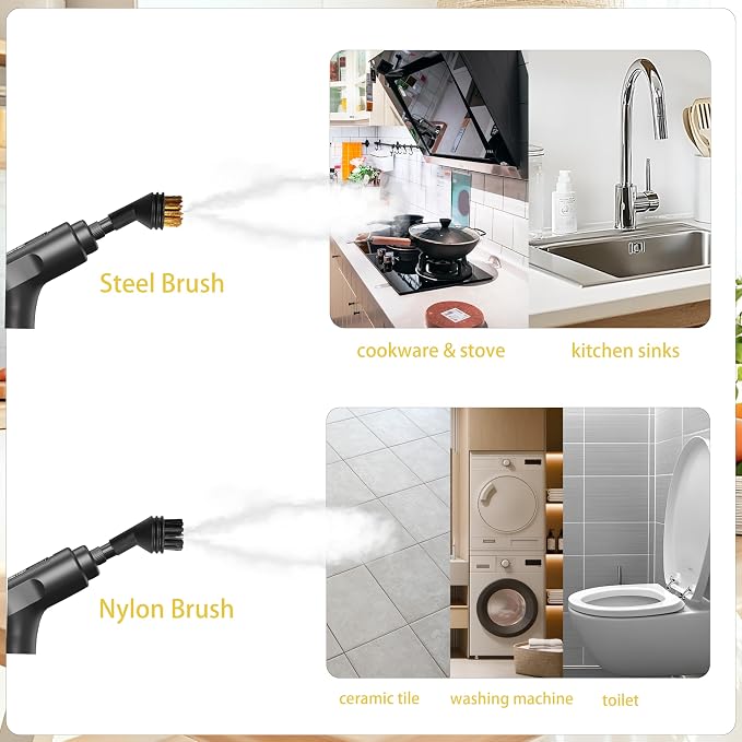 Steam Cleaner Handheld, Portable Steamer Cleaner, 2500W Steamer - Image 5