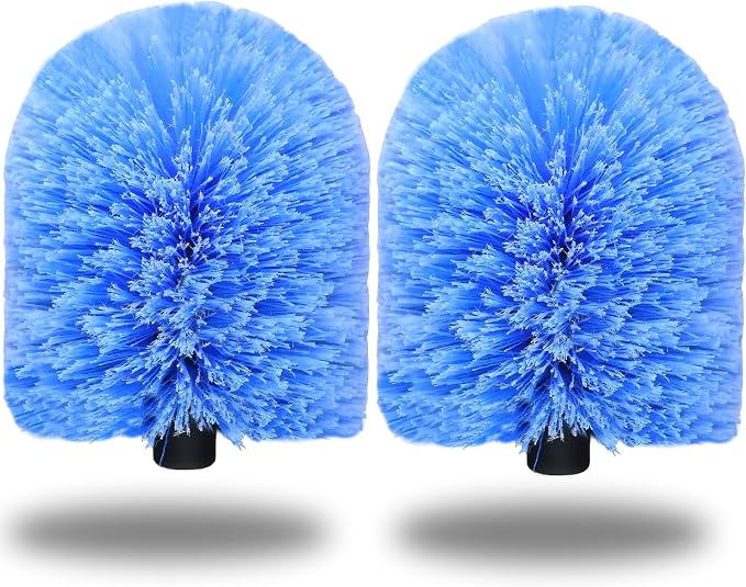 2 Pack Twist-On Cobweb Duster Head, Fits Standard 3/4 inch Threaded Poles by Tonmp
