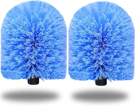2 Pack Twist-On Cobweb Duster Head, Fits Standard 3/4 inch Threaded Poles by Tonmp