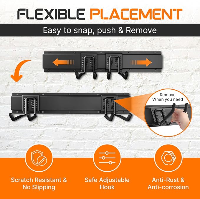 "48 Garage Tool Organizer Wall Mount - Image 7