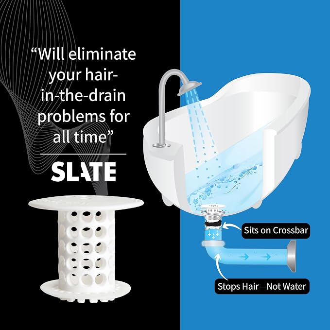 TubShroom Bathtub Drain Hair Catcher – In-Drain Tub Strainer & Clog Prevention - Image 4