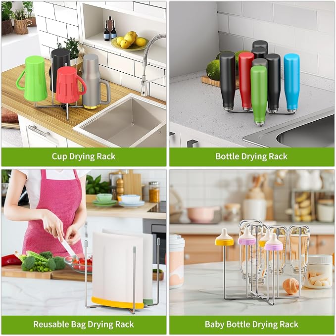 Retractable Bottle Drying Rack, Baby Bottle Drying Rack, Collapsible Cup - Image 5