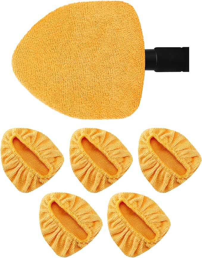 5 Pack Microfiber Pads for Windshield Cleaner Tool – Washable Windshield by eFuncar