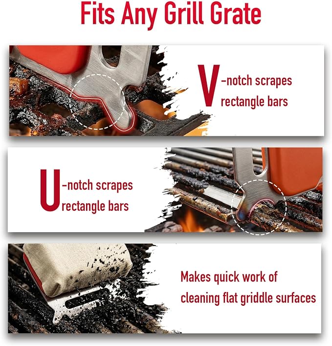 Grill Brush Bristle Free for Outdoor Grill - Image 6