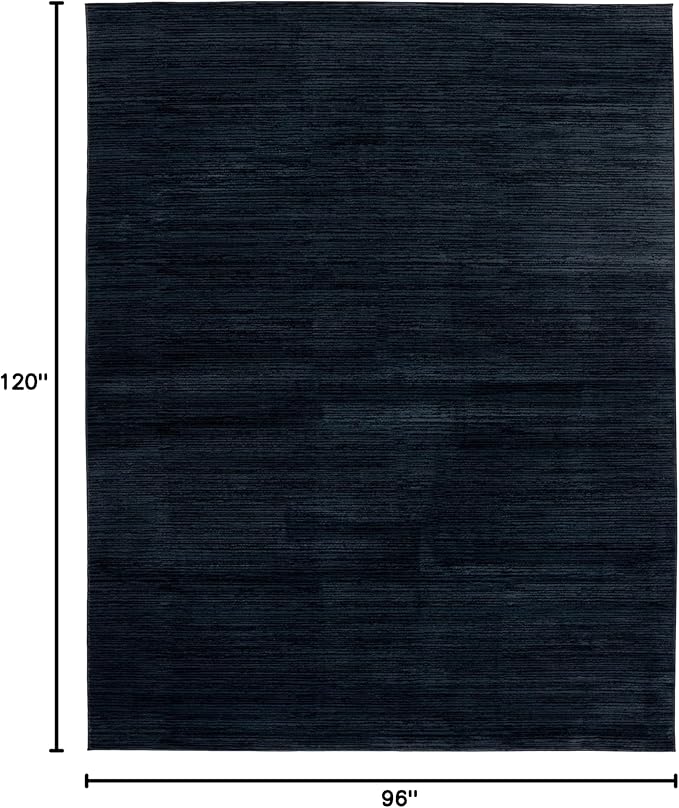 SAFAVIEH Area Rug 8x10 - Vision Collection - Large - Black, Modern Ombre Design, Non-Shedding & Easy to Clean, Ideal for Living Room, Bedroom, Dining Space (VSN606Z)