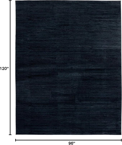 SAFAVIEH Area Rug 8x10 - Vision Collection - Large - Black, Modern Ombre Design, Non-Shedding & Easy to Clean, Ideal for Living Room, Bedroom, Dining Space (VSN606Z)