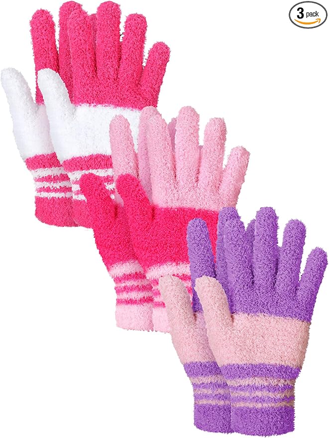 Patelai 3 Pairs Microfiber Plant Dusting Gloves Leaf Cleaning Gloves by Patelai
