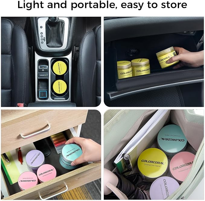 COLORCORAL 480g Car Cleaning Gel Detailing Putty Auto Detailing Tools Car - Image 8