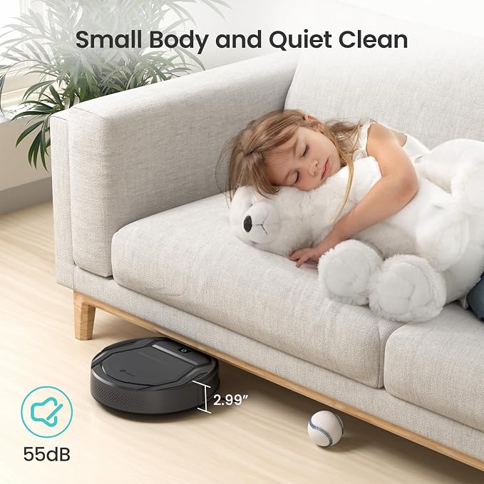 Lefant M210P Robot Vacuum, Powerful Suction, Ultra-Slim, 120 Mins Runtime - Image 9
