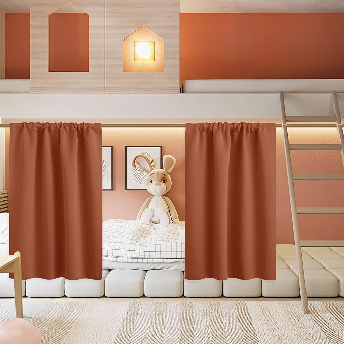 RYB HOME Small Curtains for Door Windows by RYBHOME