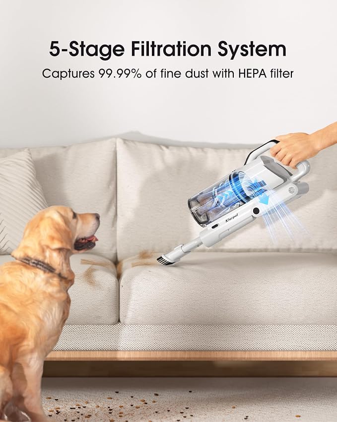Cordless Vacuum Cleaner, 580W 48KPA 65Mins Runtime Fast Charging Vacuum Cleaner - Image 7