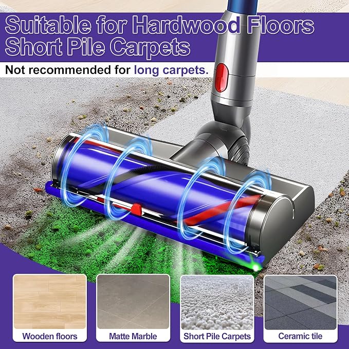 Vacuum Head Replacement for V7 V10 V11 V15 Cordless Vacuums, Quick Release - Image 5