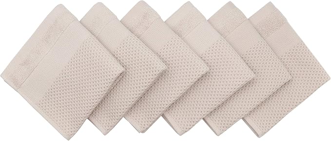 Mia'sDream Cotton Dish Cloths Dish Rags Waffle Weave Kitchen Towel, Soft and - Image 2