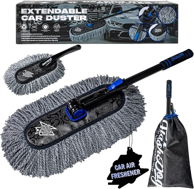 Flash Dog Car Duster Exterior Scratch Free Aluminum Alloy Exterior Handle and by FlashDog
